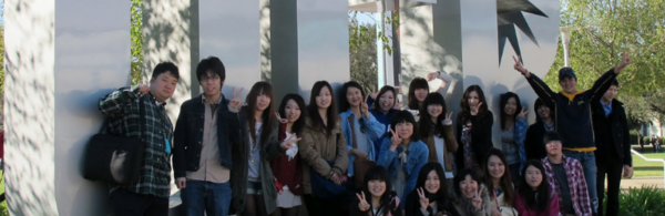 UCR Campus Tour Students