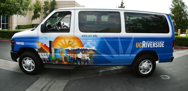 UC Riverside Van