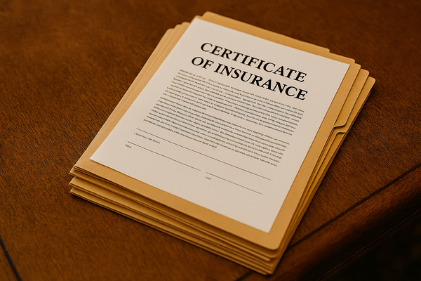 Stack of paper and file folders