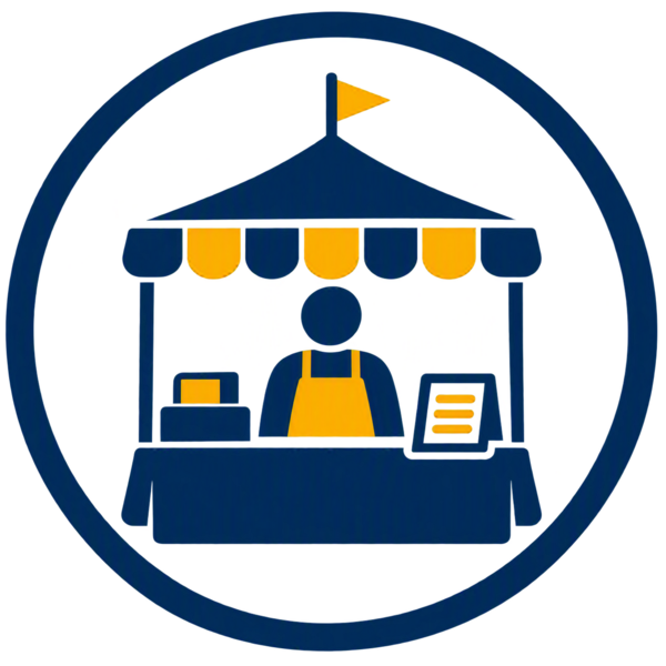 Vendor tent icon