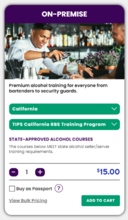 TIPS Training Site Screenshot